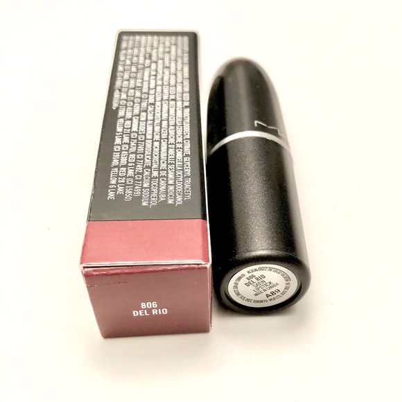 NWT MAC SATIN Lipstick-806 DEL RIO - Picture 4 of 8
